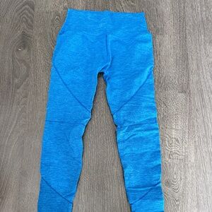 Alphalete Seamless High Waisted Leggings Size M Blue